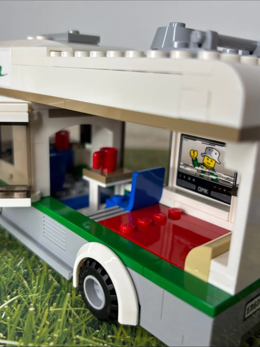 Lego Camper Van Set 60057 with Red Canoe